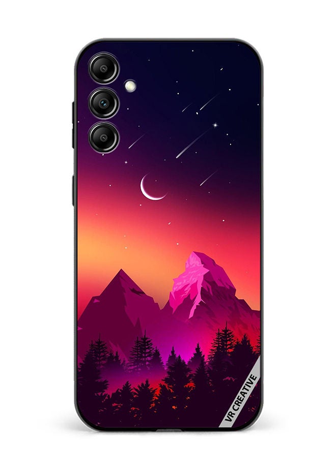 VR CREATIVE Protective Case Cover For Samsung Galaxy A14 5G/A14 Moon Night Design Multicolour - Image 1