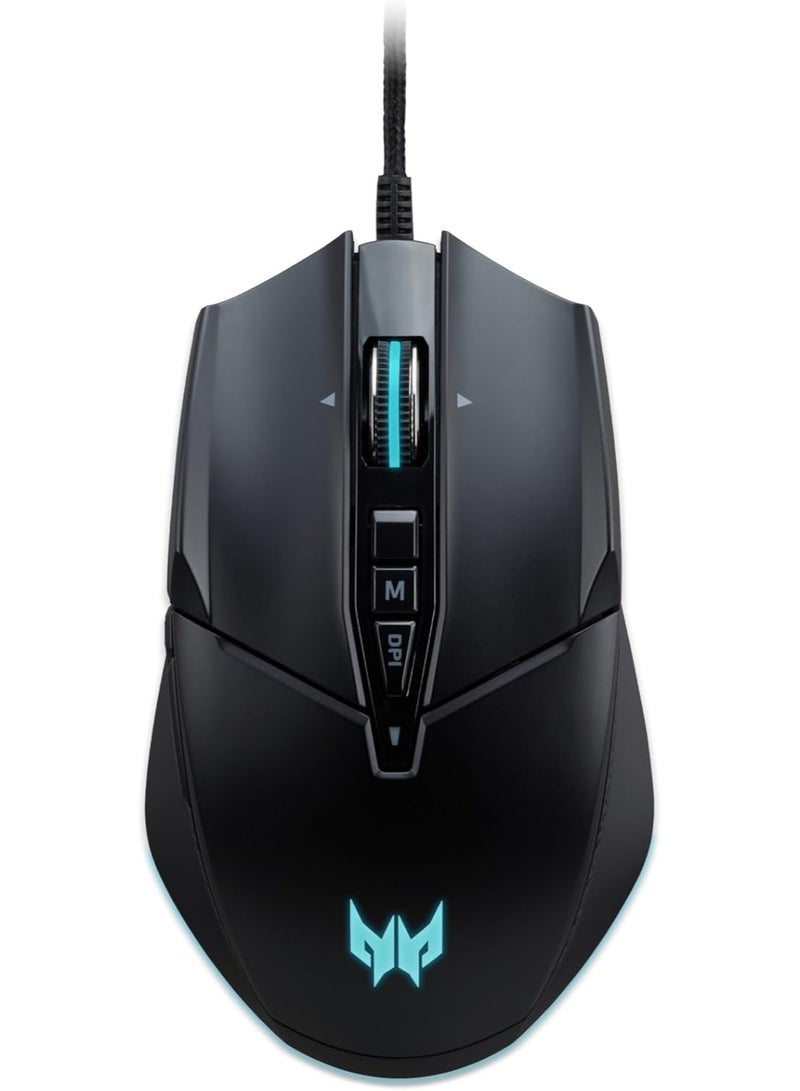 Acer Predator Cestus 335 Gaming Mouse, 19,000 DPI with 5 level Settings, 10 Programmable Buttons, 400 IPS, 2000Hz Polling, Supports Hyper-fast Infinite Scroll, Black - Image 5