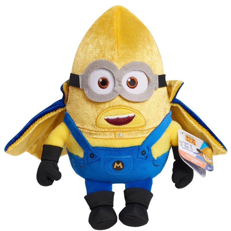Minions Illumination Minions Despicable Me 4 Squooshy Plush Mega Gus Kids Toys for Ages 3 Up by Just Play - Image 2