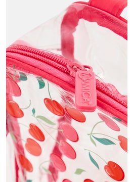 Miamica 3 Piece Graphic Print Packing Cubes, Red  - Image 3