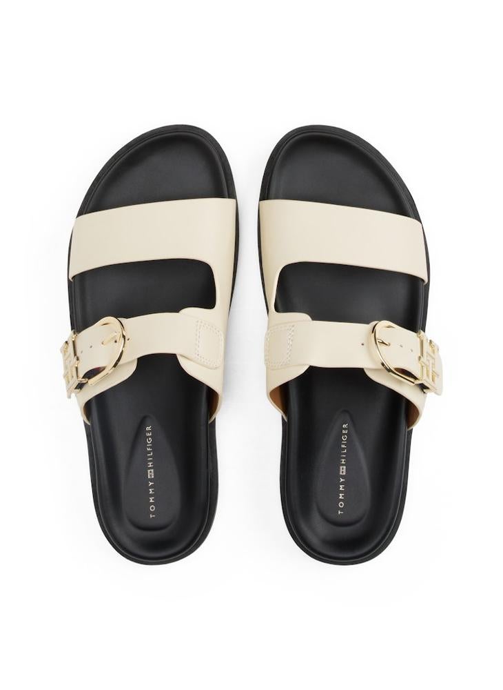 TOMMY HILFIGER - Leather Sporty Mule - Image 1