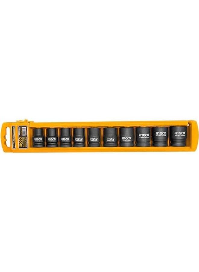 INGCO Hkissd12101 Impact Socket 10 Pieces Set 1 2 Inch Size - Image 3