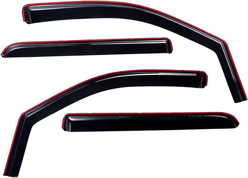 Lightronic مجموعة واقي المطر الجانبي لسيارة نيسان تيتان (2004-2015) من لايتترونيك WV194858 - Image 1