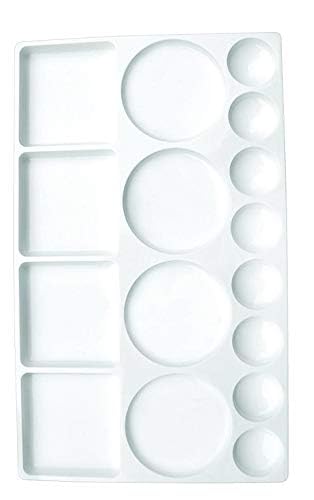 Qatalitic Rectangle Plastic Painting Palette with 16 Well | from Beginners to Professional, Use for DIY Art & Crafts, Paintings and Project Making - Image 2
