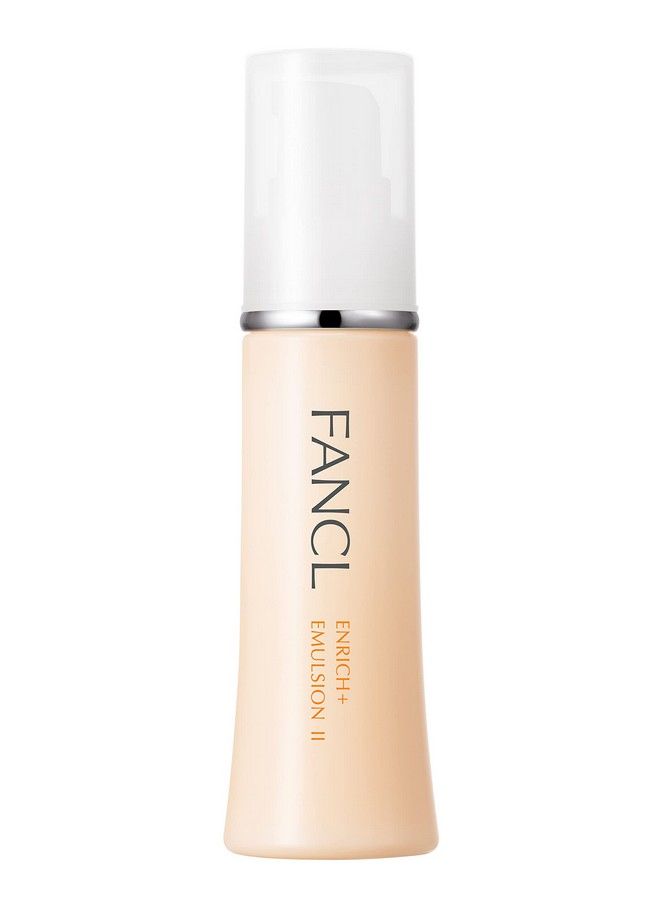 Fancl [Official Product] Enrich+ Emulsion ? 100% Preservative Free Clean Skincare For Sensitive Skin  - Image 1