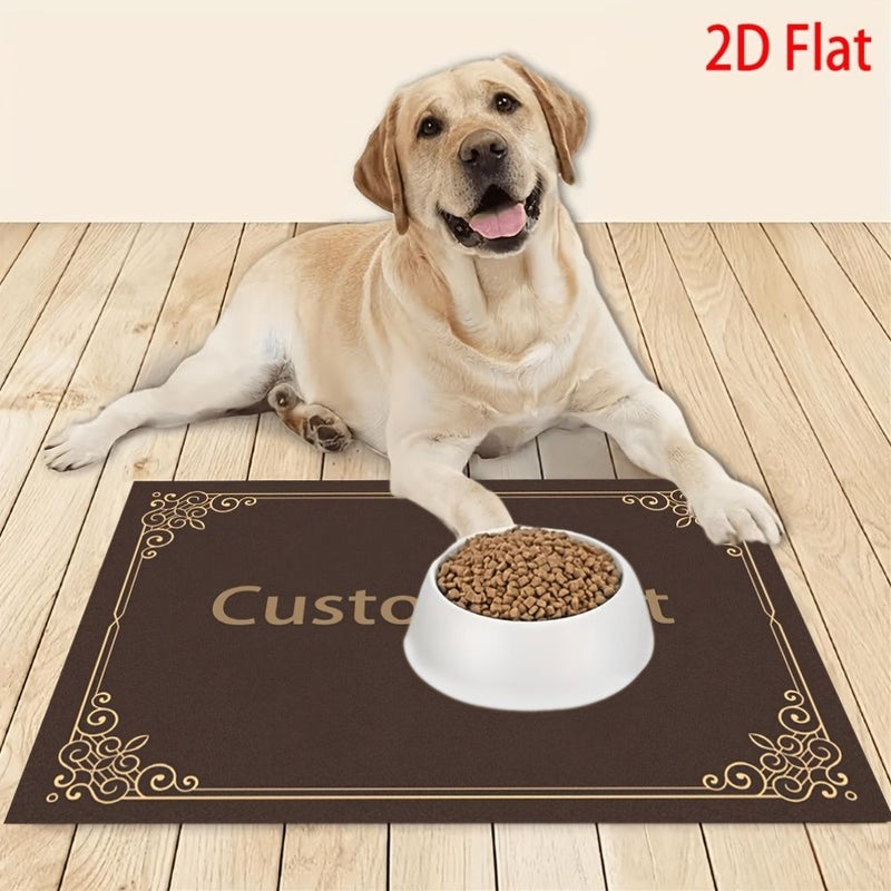 Custom Text Pattern Non Slip Mat 40x60cm Personalized Carpet with Your Own Text And Designs Soft Durable Flannel Entrance Rug Machine Washable for Living Room Bedroom Dorm Corridor - Image 2