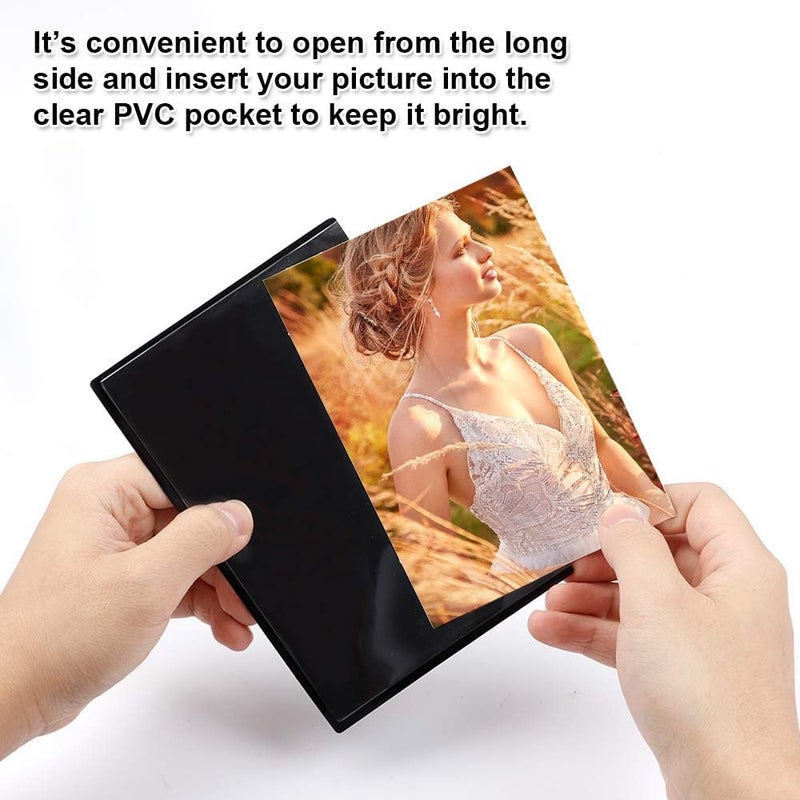 Tebik 35 Pack Magnetic Picture Frame, Holds 5 x 7 Inches Photos Pictures, Black Magnetic Photo Frames with Clear Pocket for Refrigerator,Fridge, Locker, Office Cabinet - Image 3