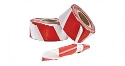 Starline Single Sided Safety Tape 500 Meters Red White
