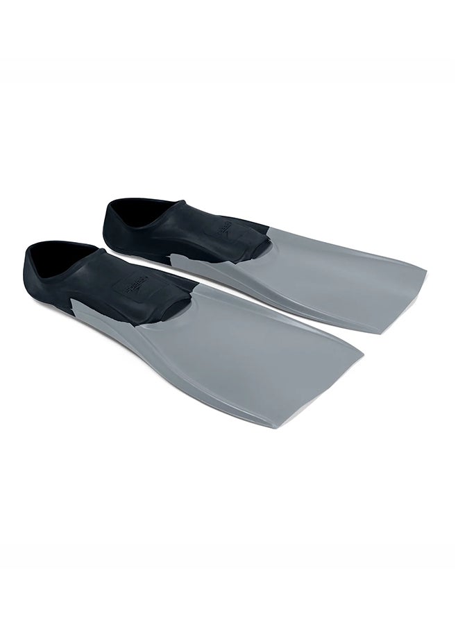 speedo Long Blade Fin Black/Grey  - Image 1
