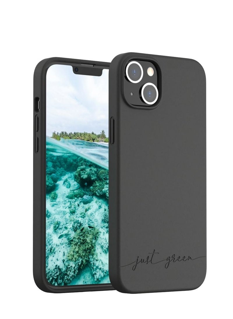 BIGBEN Just Green  iPhone 14 Plus Case Natural Black- Eco-designed  - Image 1