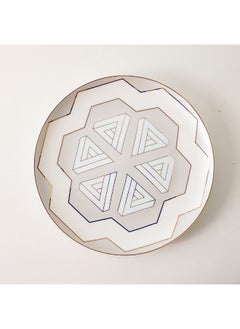 DANUBE HOME Danube Home Lincoln Fine Bone China Dinner Plate 27Cm Elegant And Durable Ideal For Serving Main Courses Stylish Design For Everyday Dining Special Occasions Or Entertaining  - Image 1