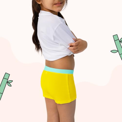 superbottoms Supersoft Underwear for Kids Girl Boyshorts (4-6Y) | 3X Softer Kids Underwear, 95% Bamboo 5% Elastane, Super Stretchy, Breathable, Gentle Elastics, No Scratchy Tags, AZO-Free Dyes | 3Pcs - Image 3