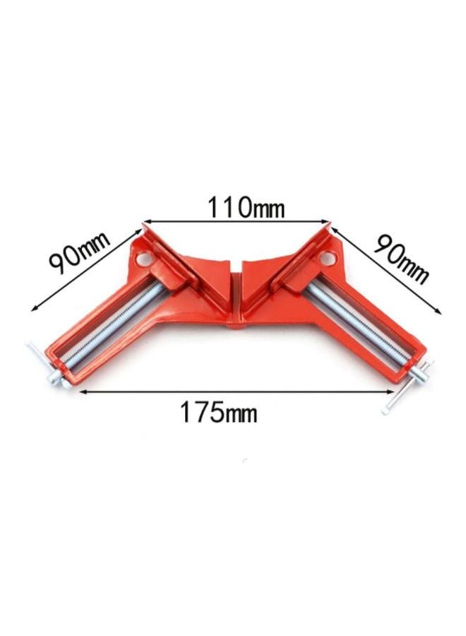 NIBEMINENT 4-Piece 90 Degree Right Angle Clamps Photo Frame Holder Orange/Silver - Image 5