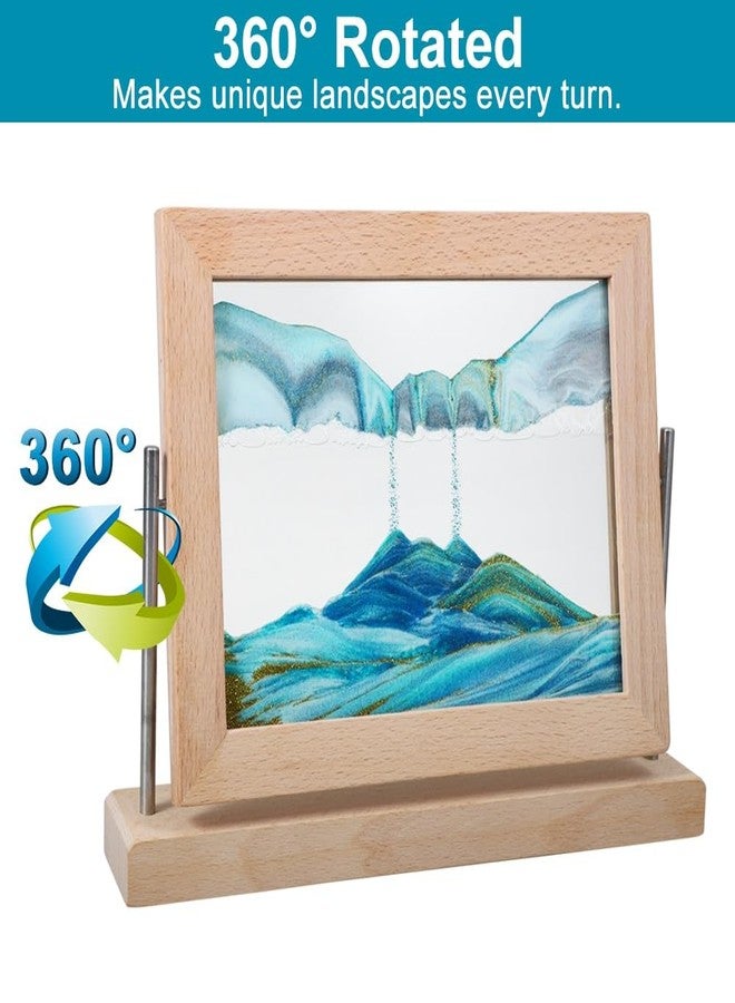 Vindar Dynamic Sand Art Picture, Moving Sand Art Picture, Desktop Motion Sandscape for Home/Office Decor, Relaxing & Stress Relief Gift - Image 4