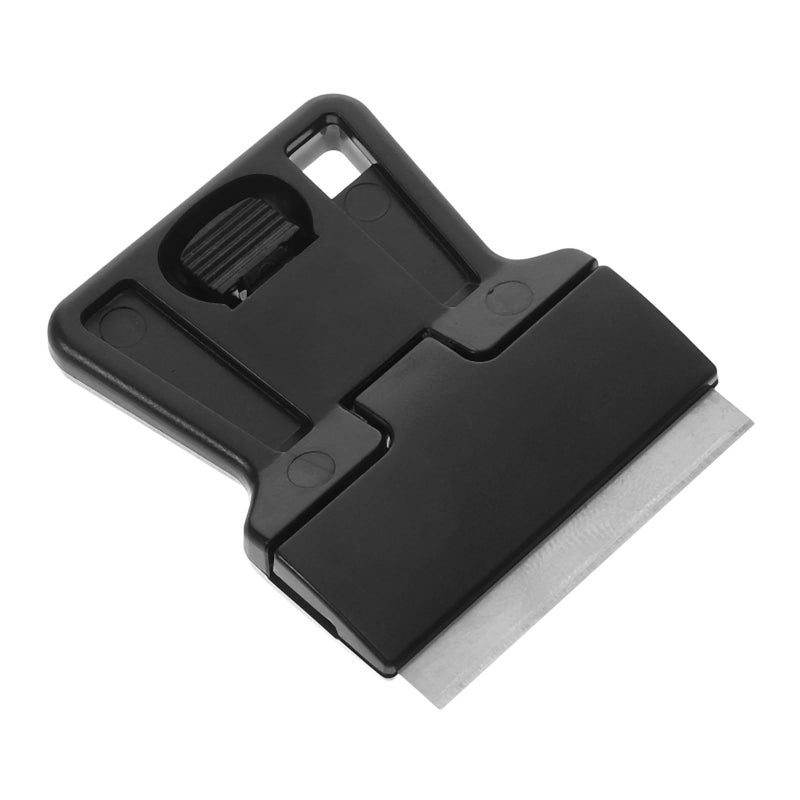 Black Multi Surface Car Glass Scraper with Replaceable Blades - Image 2