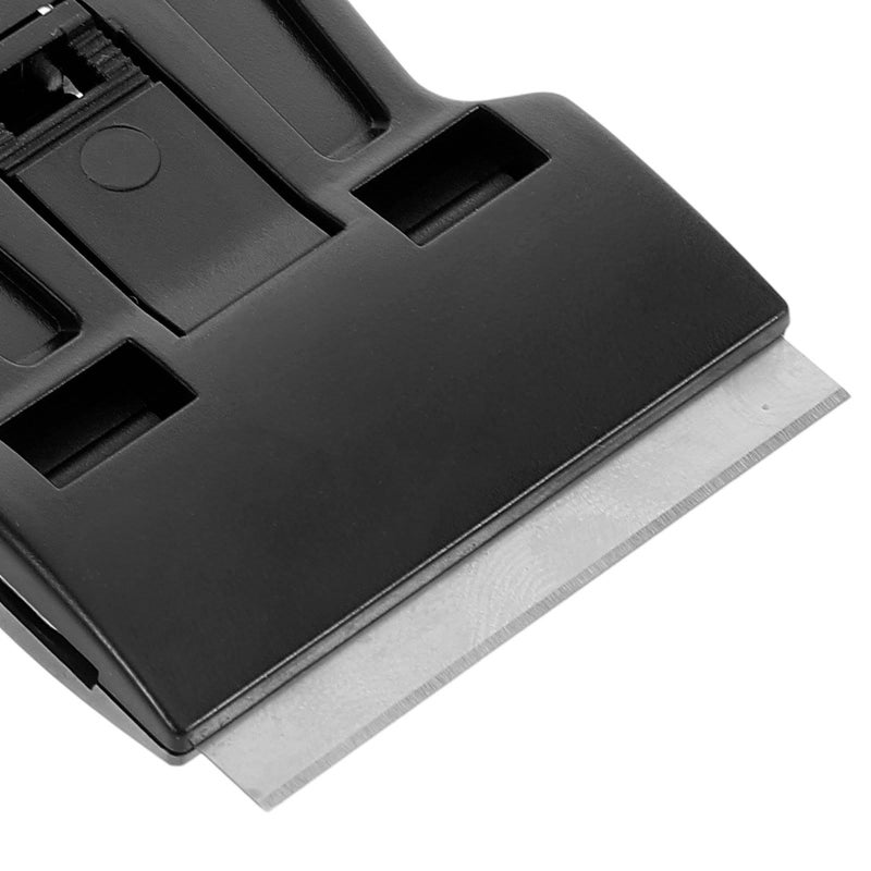 Black Multi Surface Car Glass Scraper with Replaceable Blades - Image 4