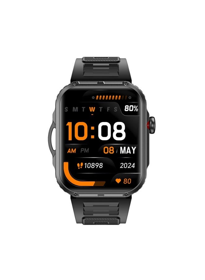Trytoo Men’s Sports Smart Watch with Bluetooth Calling, 2.02” HD Screen, Alloy Case, Health & Fitness Tracking - Image 1