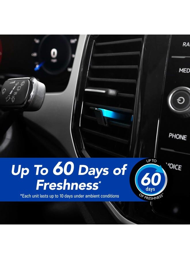 RefreshYourCar Refresh your car, Odor Elimination cool breeze Auto Vent Stick, New Car, 6 Per Pack - Image 2