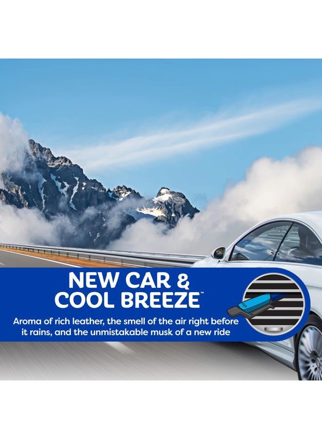 RefreshYourCar Refresh your car, Odor Elimination cool breeze Auto Vent Stick, New Car, 6 Per Pack - Image 3