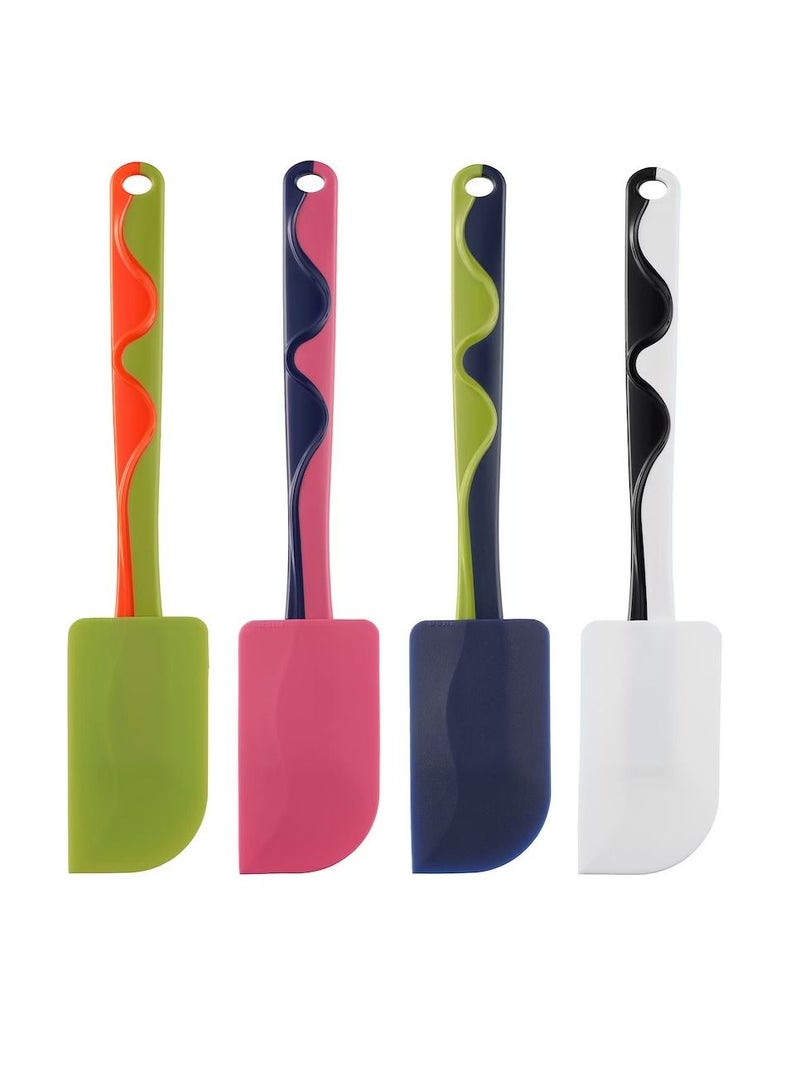 Rubber spatula, green/pink/blue/white - Image 1