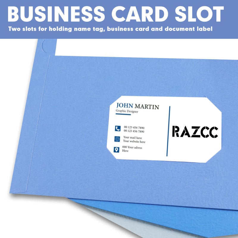 RAZCC Two Pocket Folders, RAZCC 100 Pack File Folders with Pockets Fit Letter Size Paper, Thick Paper File Folder for School Office Business Home, Assorted 10 Colors - Image 4