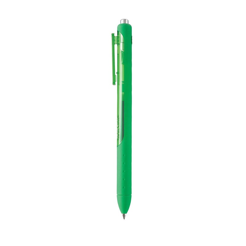 Paper Mate Inkjoy Gel Retractable Gel Ink Pens, Pack of 10 (Green, Medium Point) - Image 2