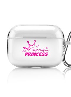 Stylizedd Classic Clear printed Case for Apple AirPods Pro 2nd Generation Thin Transparent Cover [Designed for Apple AirPods Pro 2nd Generation] - Just call me princess  - Image 1