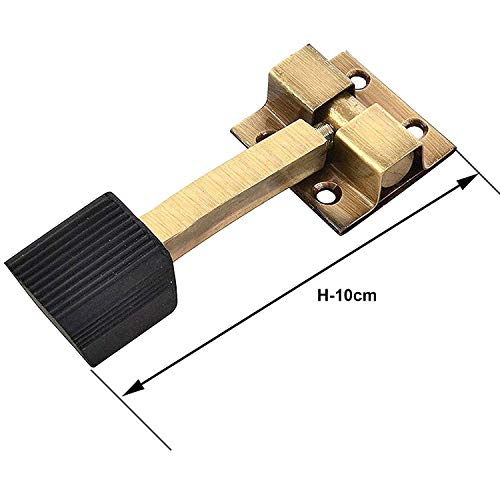 Klaxon Door Accessories Set|Door Kit Door Fittings Kit (1 Aldrop, 1 Latch, 2 Handles, 1 Tower Bolt and 1 Door Stopper) - Image 4
