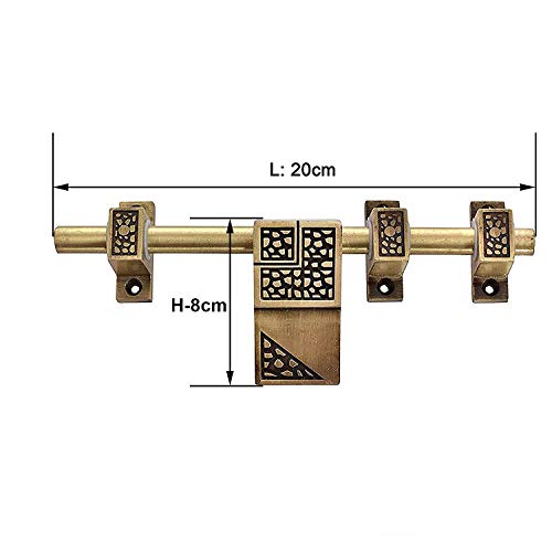 Klaxon Door Accessories Set|Door Kit Door Fittings Kit (1 Aldrop, 1 Latch, 2 Handles, 1 Tower Bolt and 1 Door Stopper) - Image 3