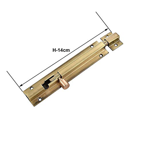 Klaxon Door Accessories Set|Door Kit Door Fittings Kit (1 Aldrop, 1 Latch, 2 Handles, 1 Tower Bolt and 1 Door Stopper) - Image 5