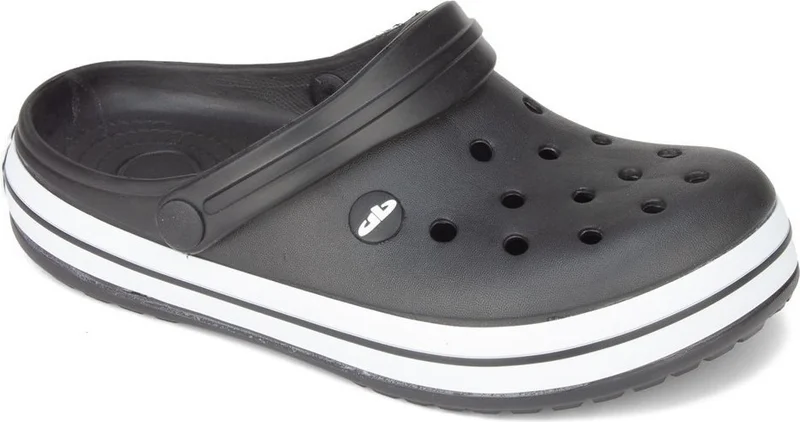 Akınalbella E195 Black Men's Hospital Sabo Slippers Sandals