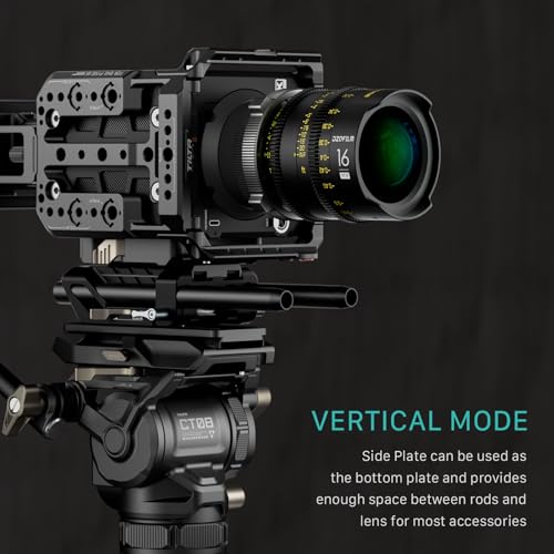Tilta Camera Cage Compatible with Blackmagic Pyxis 6K/ Pyxis 12K- Includes Full Cage, Quick Release Bottom Plate, and Mini Tool | ES-T21-FCC - Image 5