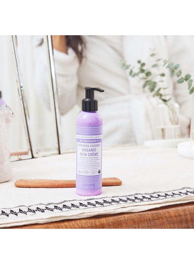 Dr. Bronner's كريم شعر عضوي (لافندر جوز الهند، 6 أونصة) - Image 3
