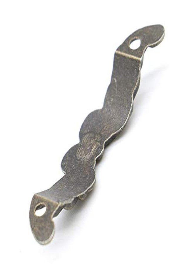 Tia Small Metal Handle, Antique Bronze Handles (46x10mm) for Jewelry Box Gift Box, Small Cabinet and Drawer with Screws- (10 Pcs, Design1-Antique) - Image 4