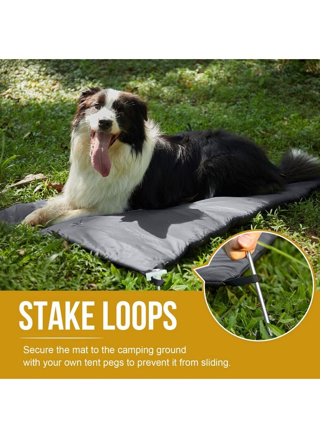 OneTigris - OneTigris Travel Dog Bed - Portable Waterproof Anti-Slip Dog Camping Outdoor Indoor Bed Mat Cushioned Plush Warm Puppy Mattresses - Image 1