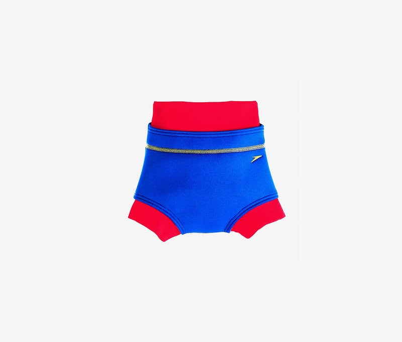 speedo Toddler Boys Swimnappy Cover, Blue and Red
