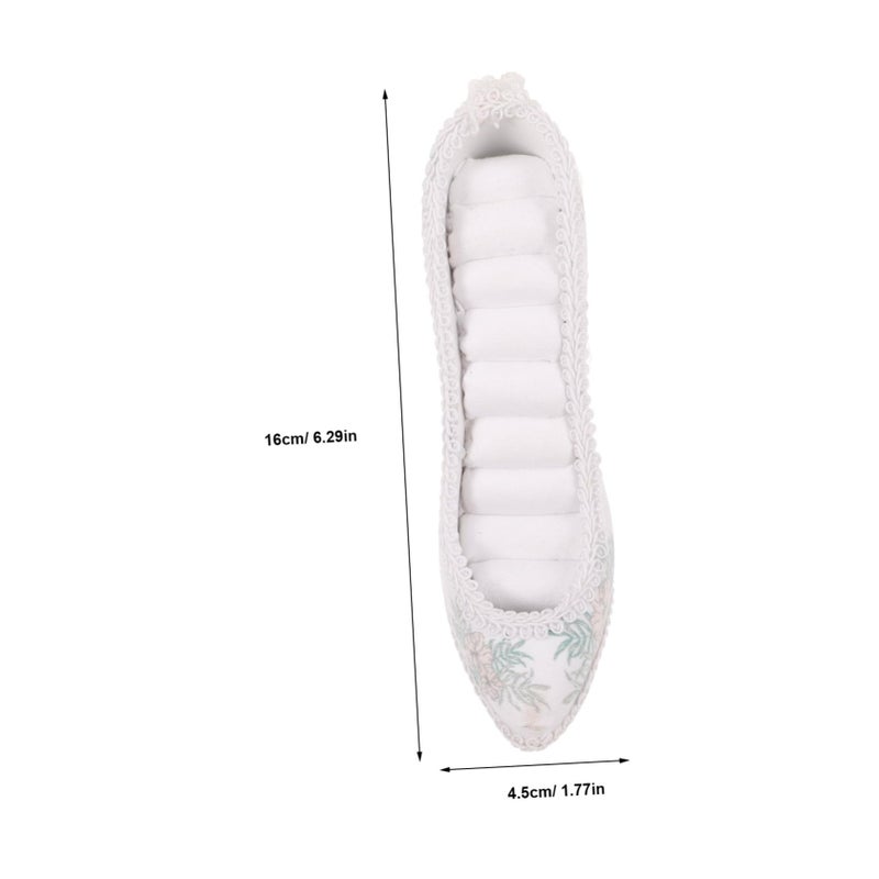 Shoe Shaped Jewelry Display Stand Organizer For Earrings Rings Home Decoration - Image 3