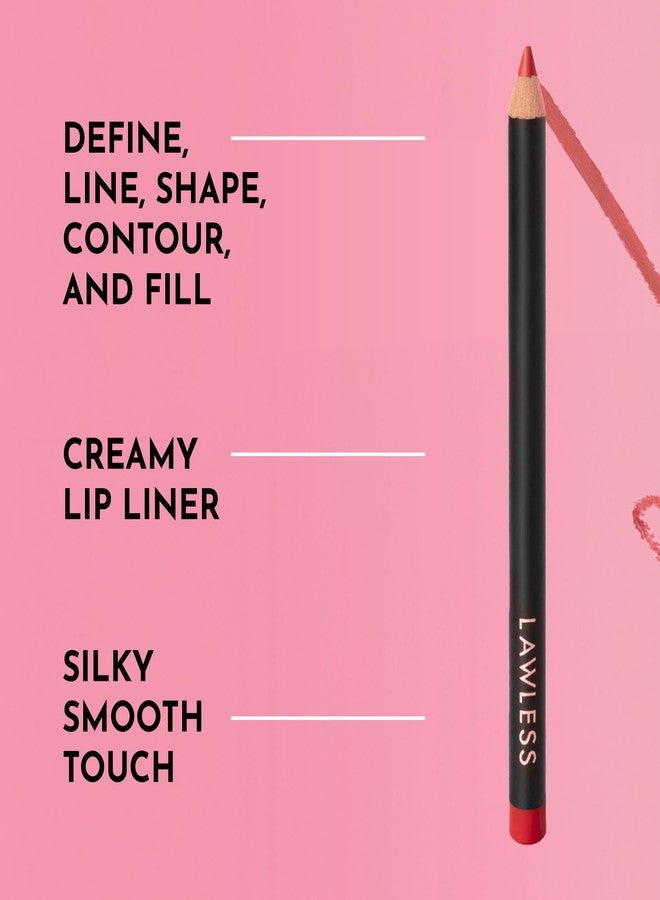 Lawless Women's Forget the Filler Definer-Liner, True Love, Red, 0.04 Ounce - Image 3