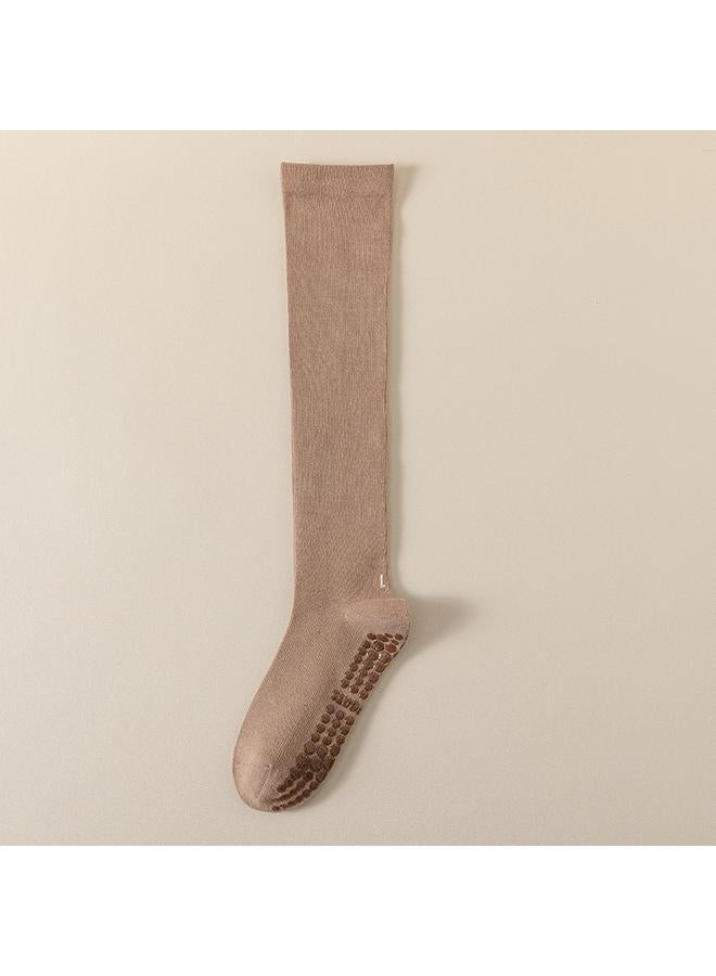 KUYING Yoga Socks Professional Non-slip Calf Socks Women's Fitness Dance Pressure Long Barrel Pilates Sports Muscle Socks - Image 1