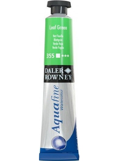 Daler Rowney - Aquafine Tube Watercolor 8 ml 355 Leaf Green - Image 1