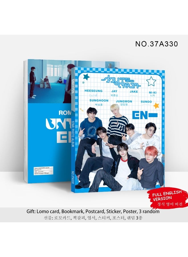 NIBEMINENT Enhypen New Album Photo Album Boy Band Gift Stickers  - Image 1