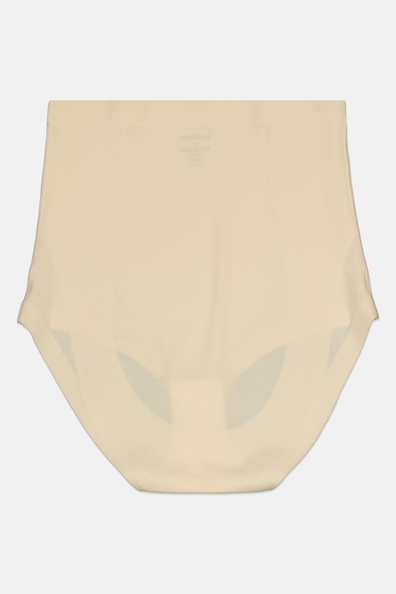 bebe Women Solid Pull On Shapewear, Cream - Image 2