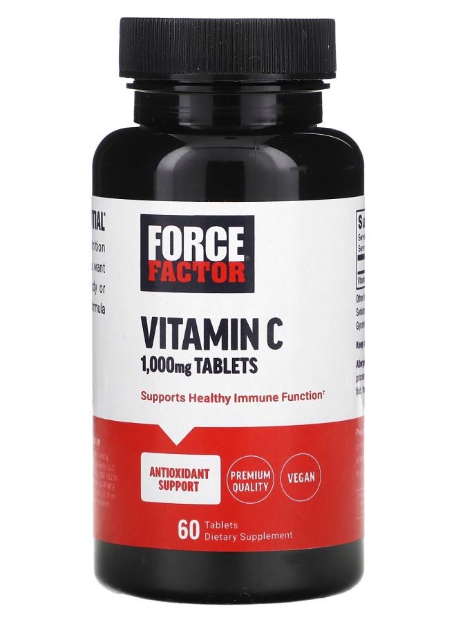 Force Factor Vitamin C 1000 mg 60 Tablets
