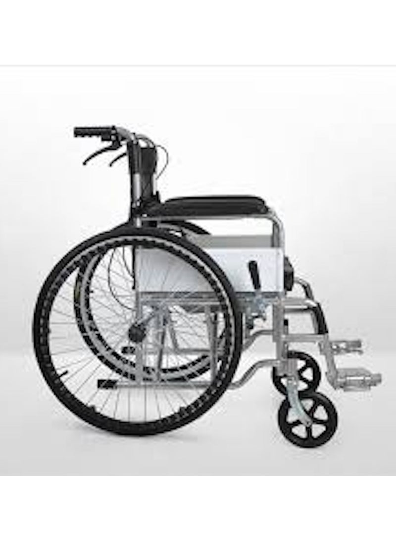 Huitich Lightweight Foldable Manual Wheelchair with Large Wheels - Image 2