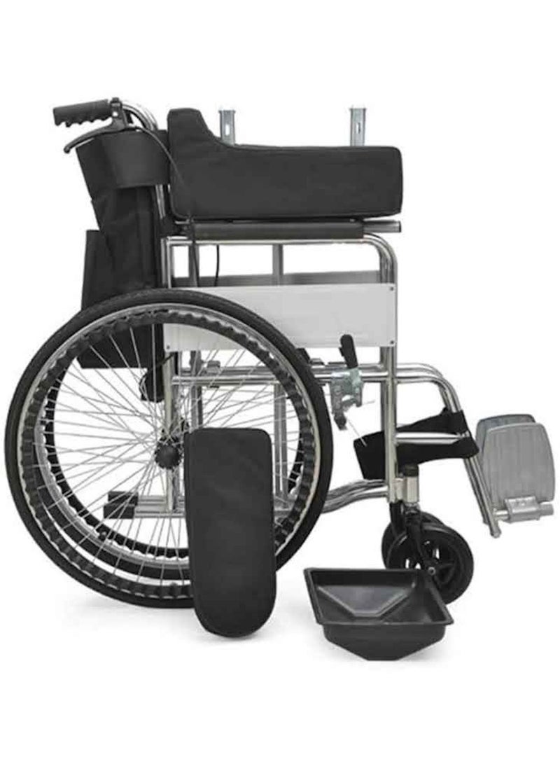 Huitich Lightweight Foldable Manual Wheelchair with Large Wheels - Image 3