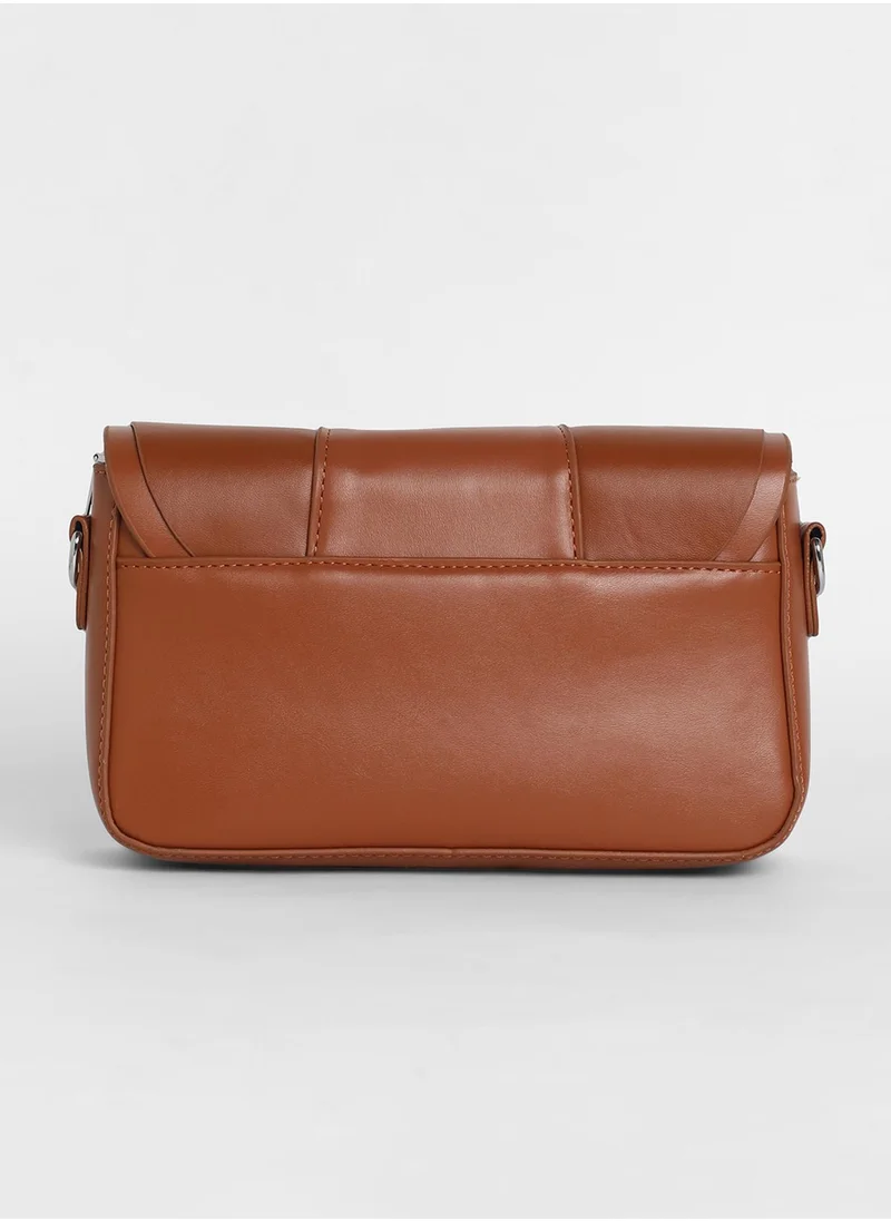 صوص هاوت Women's The Ruched Sling Bag - Chocolate Brown