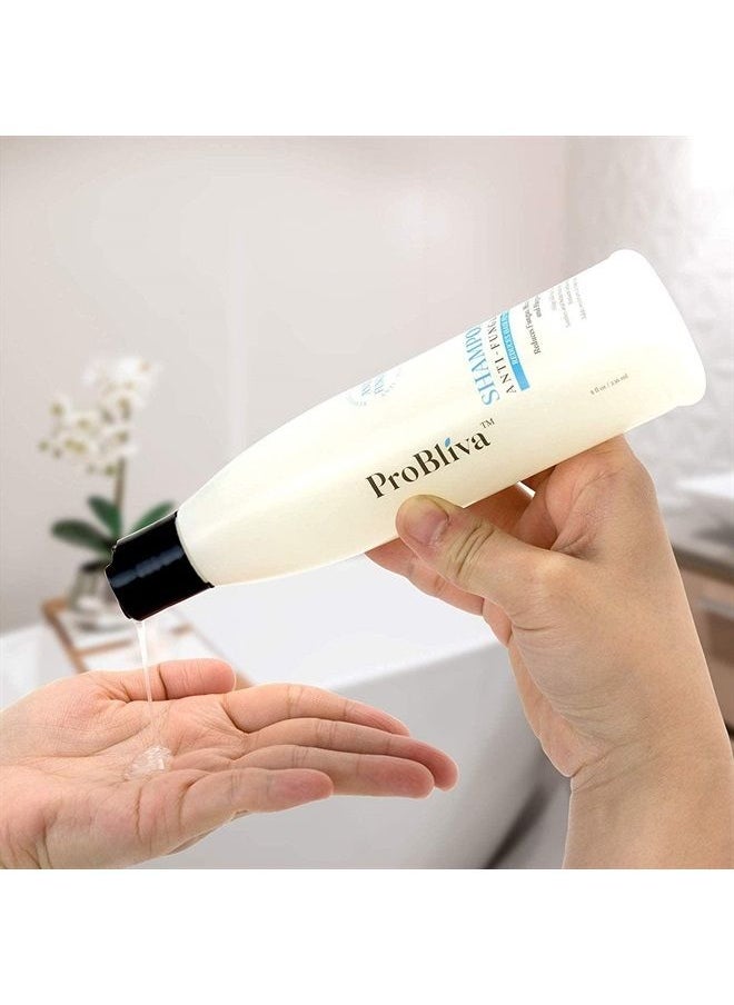 ProBliva - Fungus Shampoo, Psoriasis Shampoo, Itchy Scalp Shampoo for Hair & Scalp - for Men and Women - Help to Reduce Ringworm, Itchy Scalp - Contains Natural Ingredients Coconut Oil, Jojoba Oil, Emu - Image 1