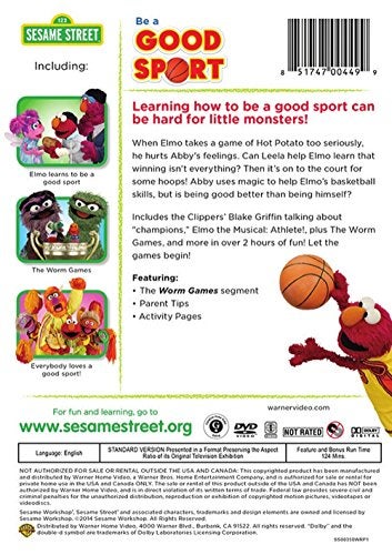 SHOUT! FACTORY Sesame Street: Be a Good Sport [DVD] - Image 2