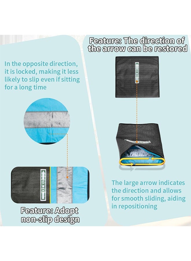 Ehucon One-way anti-slip directional tube cushion – prevents slipping, suitable for office workers, helps correct sitting posture, relieves lower back pressure, and is breathable without feeling stuffy. Fits most chairs, sofas, wheelchairs, and strollers. - Image 3