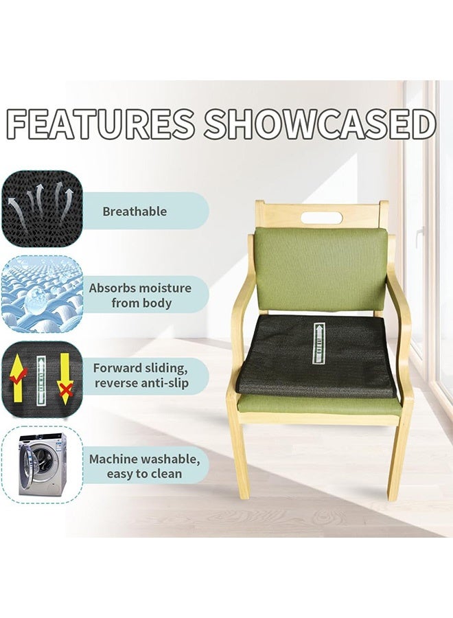 Ehucon One-way anti-slip directional tube cushion – prevents slipping, suitable for office workers, helps correct sitting posture, relieves lower back pressure, and is breathable without feeling stuffy. Fits most chairs, sofas, wheelchairs, and strollers. - Image 4